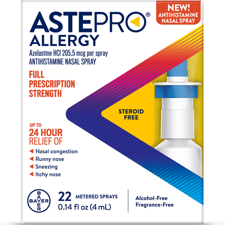 Astepro Allergy, Steroid Free Antihistamine Nasal Spray, 22 Metered Sprays