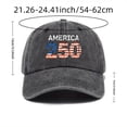 thumbnail image 3 of Yindaity Patriotic Hat 250 Anniversary USA Hat 1776-2026 Adjustable Embroidered Patriots Eagle Trucker Cap America 250th Mesh-Back Cap for Men Women,Red, 3 of 5