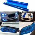 thumbnail image 4 of 12x48" Blue Tint Vinyl Film Overlay Wrap Sheet Headlight Fog Light Universal, 4 of 11