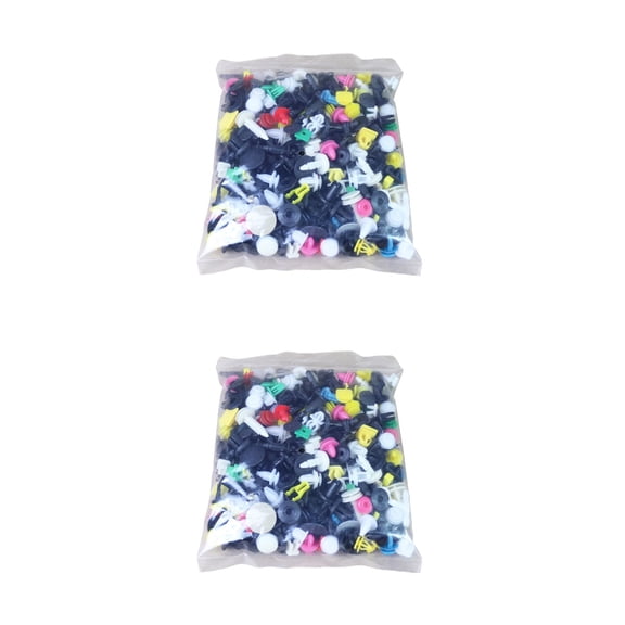 MLINS 2 Packs  Plastic Screws Automotive Push Bumper Fastener Rivet Clips Car Push Type Rivet Pin Clips