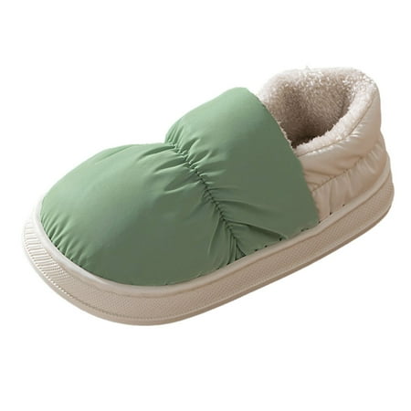 

nsendm Arch Support Slippers Women Women Slippers Autumn And Winter Indoor Fashion Womens Slippers Boots Mukluks Shoes Mint Green 8
