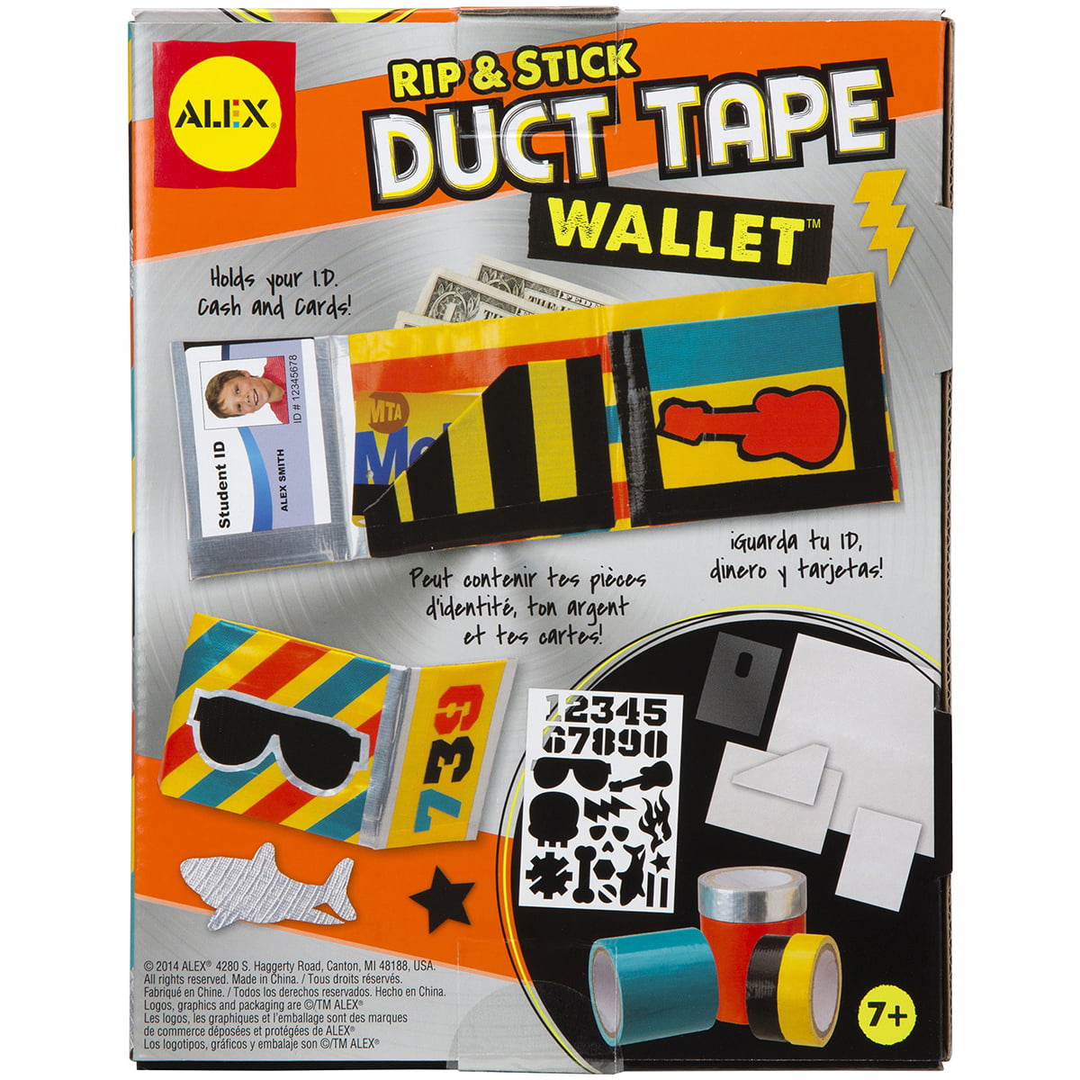 Rip Stick Duct Tape Wallet Kit-, Pk 1, Alex Toys Walmart.com