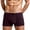 Wine, variant on DGMIOCS Men's Silky Trunks Underwear Boxer Briefs 1 Pack Dark Purple XL