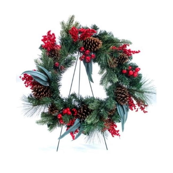 Alta Innova G48 MXWLC4283X 26 in. Pine Cone & Berry Wreath