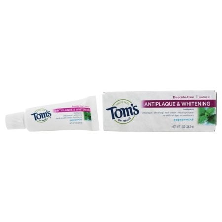 Tom's Of Maine Natural Anti-Plaque Tarter Control Plus Whitening Toothpaste, 1 (Best Toothpaste For Whitening And Plaque)