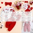thumbnail image 3 of YDFCWXW Baby Girl Clothes Suspender Skirt Ruffled Romper + + Headband Outfits 0-18 Months (Pink, 9-12 Months), 3 of 5