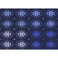 thumbnail image 1 of Ahgly Company Machine Washable Indoor Rectangle Transitional Night Blue Area Rugs, 8' x 10', 1 of 7