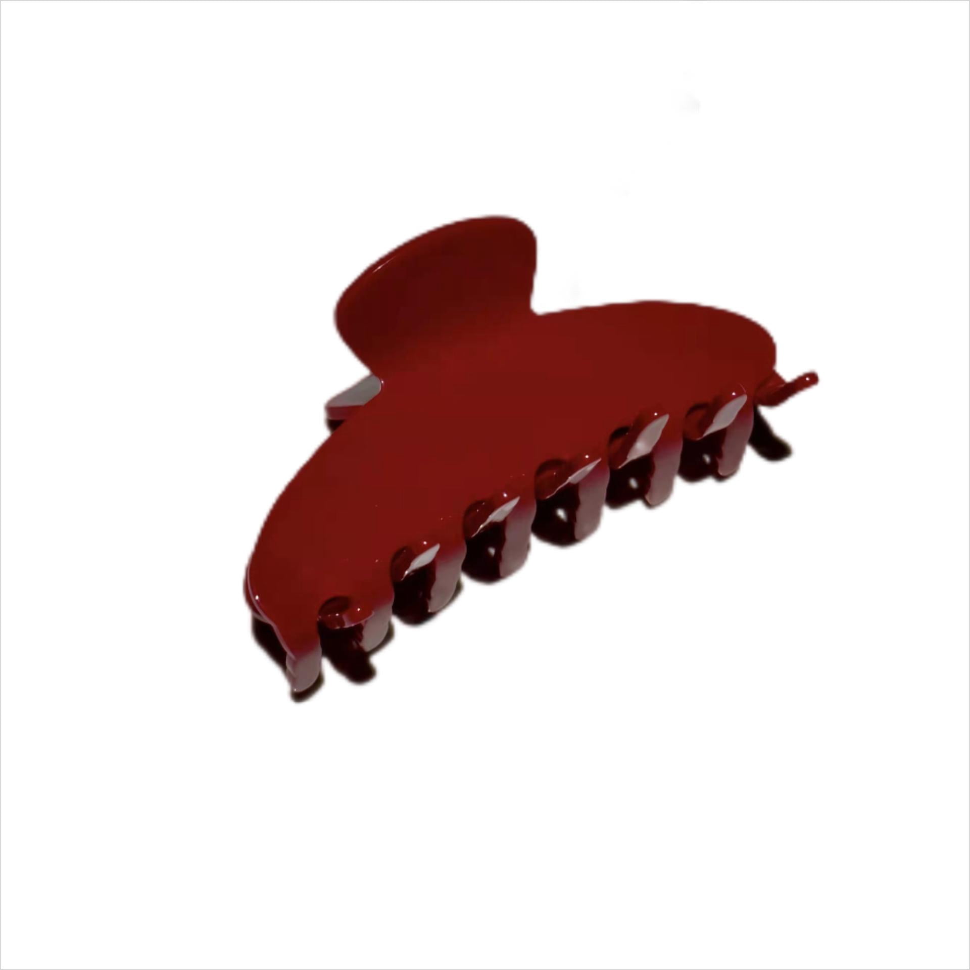 RPZL Acetate Big Hair Clip - Cherry Red Claw Clips & Jaw Clips for Thin or Thick Hair - 1PC