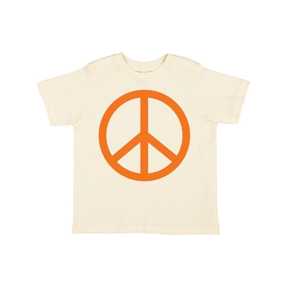 Inktastic Funky Orange Peace Sign Boys or Girls Toddler T-Shirt