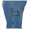 thumbnail image 5 of Blue Mountain FMB-1503 Men's Relaxed Fit Denim Utility Jeans, Medium Wash,S38x34, 5 of 5