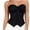 Black, variant on Corset Tops for Women Plus Size Strapless Zip up Overbust Boned Bustier Push up Shapewear Going out Party Tubu Tops