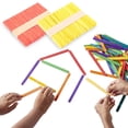 thumbnail image 3 of COFEST Colored Popsicle Sticks,Colored Craft Sticks,Colorful Popsicle Sticks,Rainbow Popsicle Sticks,Wooden Sticks for Crafts,Colored Craft Sticks,Craft Popsicle Sticks Red, 3 of 6