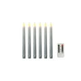 thumbnail image 2 of Flameless Taper Candles Flickering with Remote Timer, LED Taper Candles Battery Operated Warm 3D Wick Spiral 6 Pack Real Wax Home Birthday Decor 10.63",Yellow(Upgrade), 2 of 7