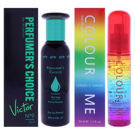Milton Lloyd Kit by Milton Lloyd for Unisex - 2 Pc Kit 2.8oz Perfumers Choice - Victor EDP Spray, 1.7oz Colour Me Colours EDP Spray