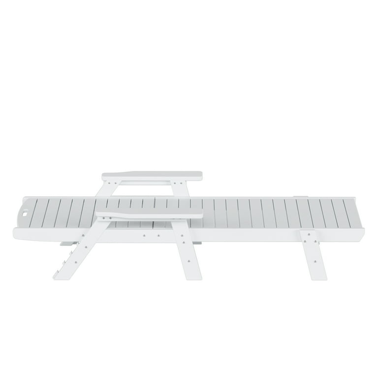 Walmart white on sale chaise lounge