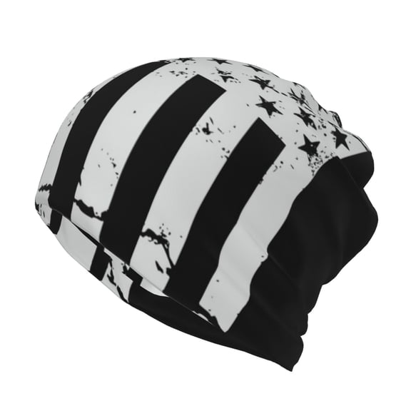 Rateoe Submarine Vintage Flag Cotton Slouchy Beanie Hat for Men/Women,Lightweight Oversize Large Thin Skull Cap Night Sleeping Cap