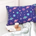 thumbnail image 4 of Kdxio Cotton Pillow Cases 16"x24" Pillowcases,Soft and Breathable Bedroom Pillow Cases-Space-No Pillow Core, 4 of 5