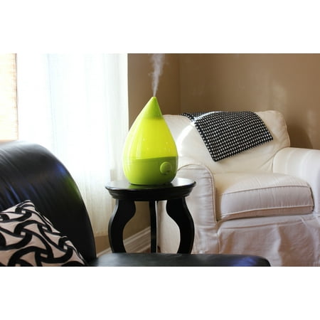 “Crane 1 Gallon Cool Mist Humidifier ideal for Bedroom, Baby Nursery, Office, and Plants - Green