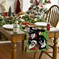 thumbnail image 2 of Christmas Table Runner Red and Green Xmas Table Cover Winter Seasonal Holiday Decor Merry Christmas Decorations for Home Party, 2 of 5