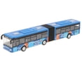 thumbnail image 3 of Autobús de aleación modelo 1:64, 18 cm, trolebús extraíble, dos piezas para uso doméstico. Azul, 3 of 7