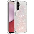 thumbnail image 2 of Slim Fit Phone Case for Samsung Galaxy A14, Glitter Liquid Quicksand Effect Silicone Soft TPU Case with Camera Lens and Screen Protection for Galaxy A14 5G/4G,LSWT Pink, 2 of 14