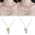 thumbnail image 2 of ZPAQI Trendy Cat Pendant Neckchains Charm Stylish Necklace Accessory for Cat Lovers For Valentine's Day Gift, 2 of 13
