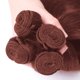 thumbnail image 4 of Arietis color marrón rojizo # 33 mechones rectos de hueso cabello humano tejido de cabello indio crudo de 30 pulgadas para extensión de mujeres 1/3/4 Uds, 4 of 5