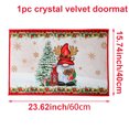 thumbnail image 3 of Felpudo navideño de Papá Noel para exteriores, adornos navideños para el hogar 2024, adorno navideño para Año Nuevo 2025, 3 of 5