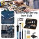 thumbnail image 2 of Electric Soldering Iron 15-piece Set Adjustables Temperature Welding Tool For Home Repairing, 2 of 5