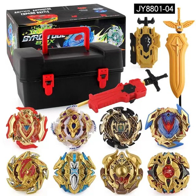 Takara Tomy-caja de almacenamiento de juguetes Beyblade, juego de giroscopio, caja de ferramentas de combate, volumen pequeño, Jogos, 8801