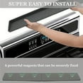 thumbnail image 5 of YOYAHATEM Magnetic Stove Top Shelf, 30-Inch Silicone Spice Rack Organizer for Kitchen Storage - Black & Grey, 5 of 6