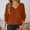 Brown, variant on Womens V Neck Sweaters 2025 Fall Long Sleeve Shirts Lightweight Ribbed Knit Basic Casual Office Work Tunic Tops