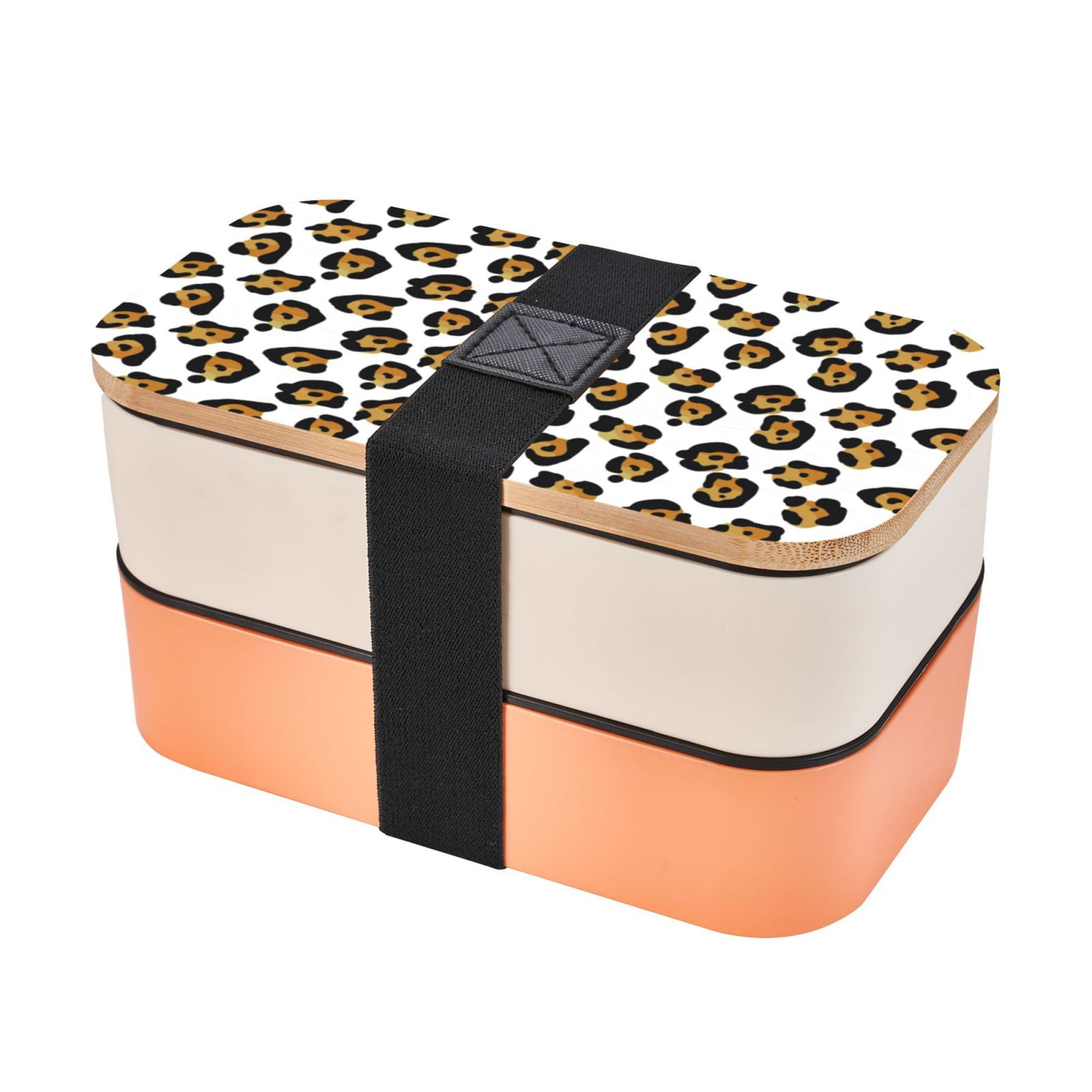 Lunch Box Container, Stackable Bento Lunch Box Container Built-in