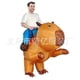 thumbnail image 1 of Halloween Animal Inflatable Costume Bee Capybara Riding Bear Suspenders Fat Suit Adult Funny Cosplay, 1 of 4