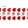 thumbnail image 4 of Offray, Pink & Red Adhesive Gem Hearts, 45 Pieces, 1 Package Plastic Embellishments, 4 of 5