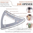 thumbnail image 2 of Jar Opener for Weak Hand & Seniors with Arthritis,Handheld & Under Kitchen Cabinet-Twist Off Bottle Caps,One-Handed Lid Open,Patent Unique Gadget–Gift for Elderly,Women&Men (Blue), 2 of 10