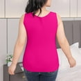 thumbnail image 6 of tarylea Plus Size Tank Tops for Women Loose Fitted Sleeveless Undershirts Base Layer Top Soft Comfy Pajamas Vest Loungewear, 6 of 6
