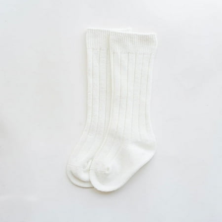

Puloru Baby Thermal Socks Monochrome Foot Protection Knee Protection Stockings