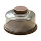 thumbnail image 1 of Soporte para tartas con tapa de cúpula, expositor, bandeja para servir postres y decorar Gris, 1 of 9