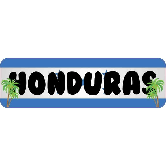 10in x 3in Honduras Magnet