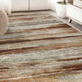 thumbnail image 7 of BNM Abstract Striped Indoor Area Rug, 8' x 10', Rust/ Cream, 7 of 7