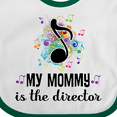 thumbnail image 4 of Inktastic Band Director Mom Boys or Girls Baby Bib, 4 of 4