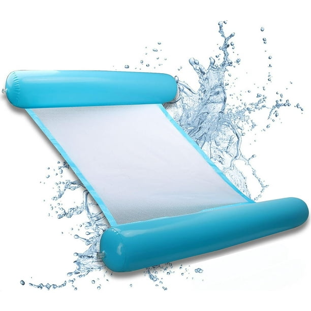Inflatable Pool Mattress, 4in1 Floating Hammock, Inflatable Float