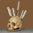 thumbnail image 4 of Soporte para cuchillos de calavera para almacenamiento de cocina, decoración de calavera, estante de almacenamiento para cuchillos de cocina, estante de almacenamiento de frutas para cocina,, 4 of 5
