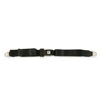 Brothers Trucks BELT100BLACK Standard Lap Seat Belt - 2-Point - Black - Each
