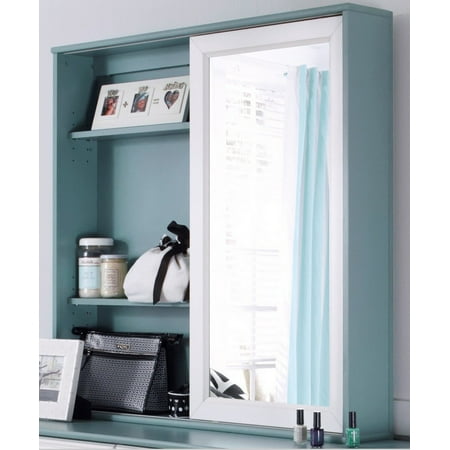 B29926 Mivara Bedroom Mirror With Slides Reveal Open