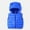 Blue, variant on Little Boys Girls Puffer Vest Kids Boys Winter Vest Cute Hoodie Vest Sleeveless Lightweight Jacket Winter Down Vest for Kids 4-5 Years