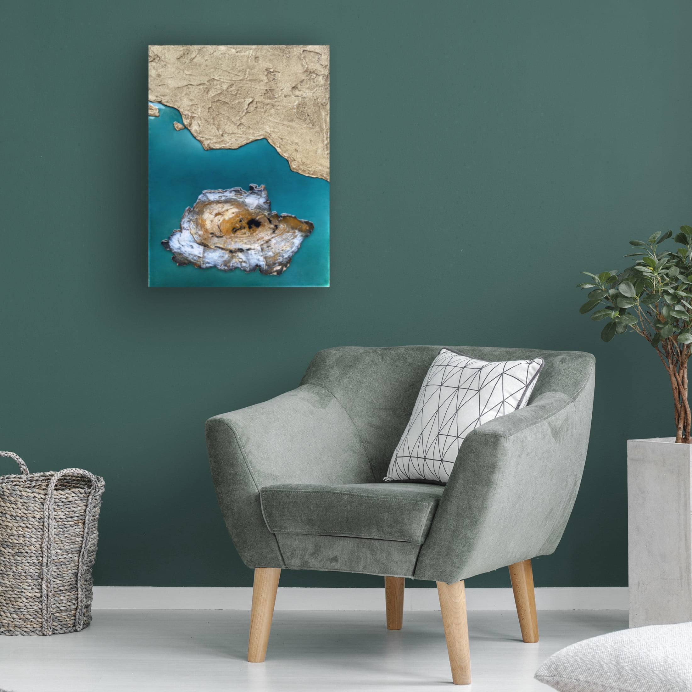 Trademark Fine Art Alyson Storms Elemental Earth Canvas Wall Art