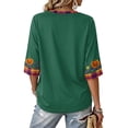 thumbnail image 5 of mgoYE Halloween Tshirts Women Funny Short Sleeve Crew Neck Halloween Clothes Fall T-Shirts Graphic Tee Tops Woman Shirt, 5 of 7