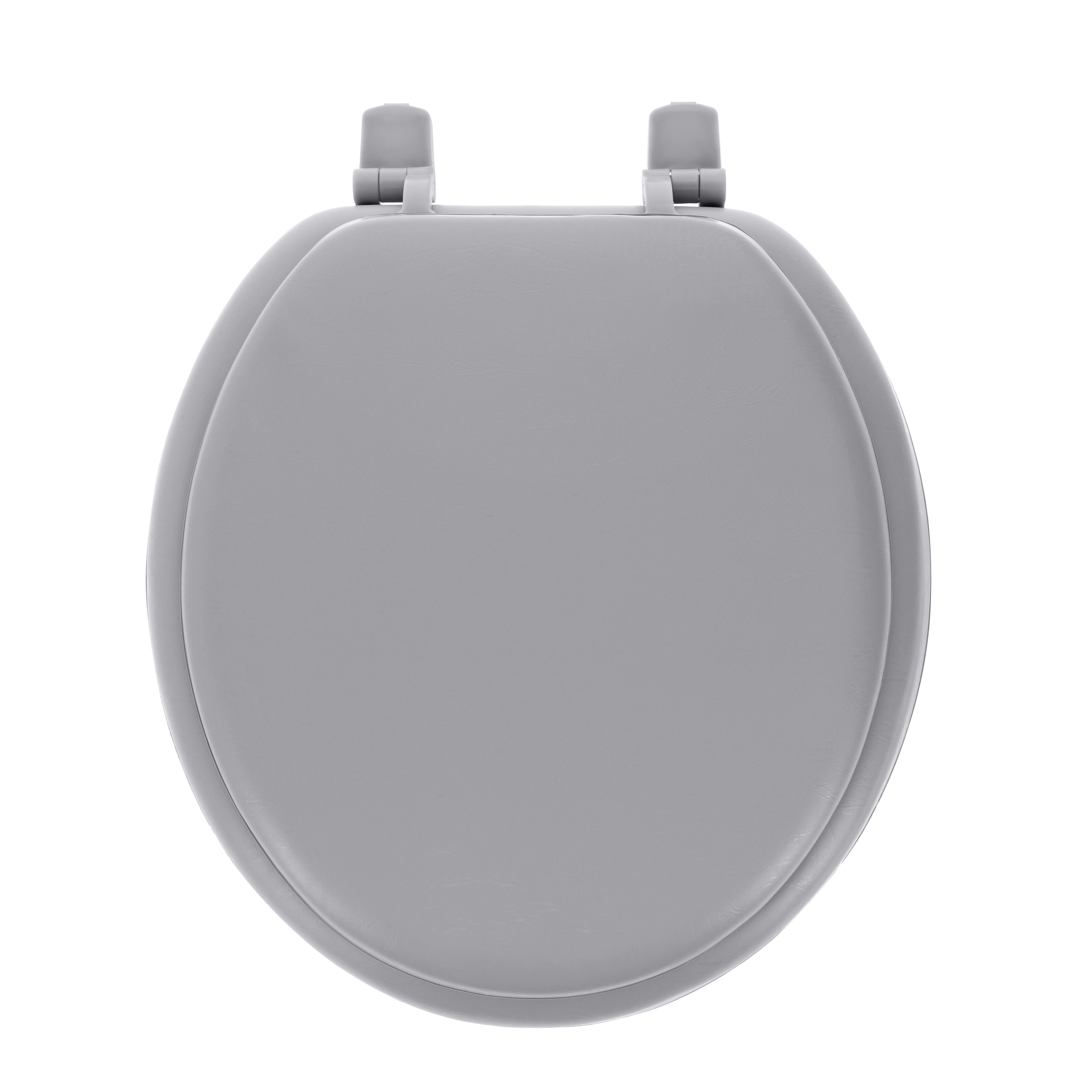 Ginsey Round Soft Cushion Toilet Seat Gray Walmart